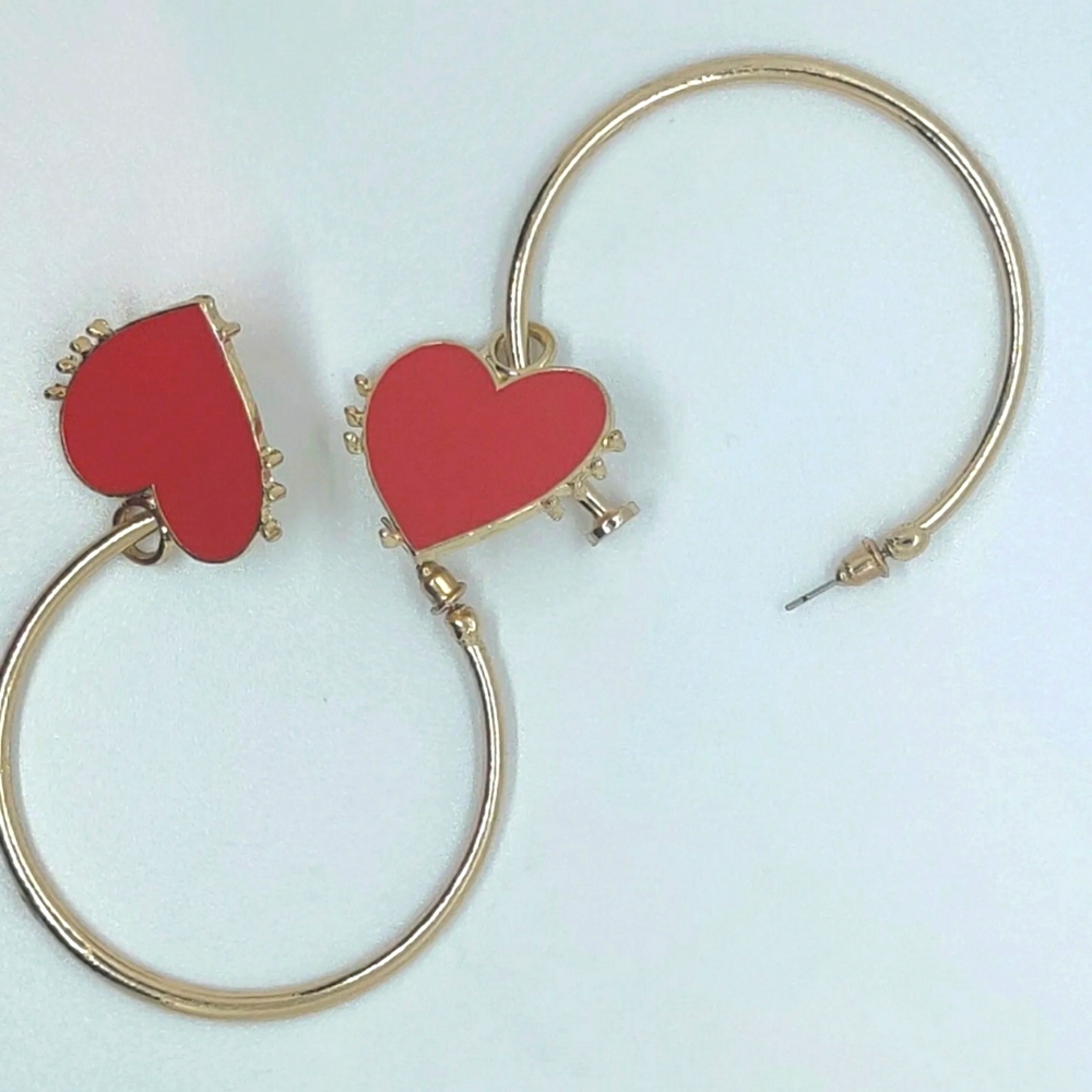 Heart earrings